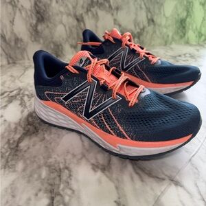 New Balance Women Running Shoes Blue Orange Fresh Foam Evare Trainer - Size 9.5